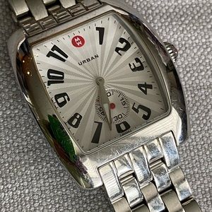 MICHELE Large Urban Stainless Steel Watch
White Dial